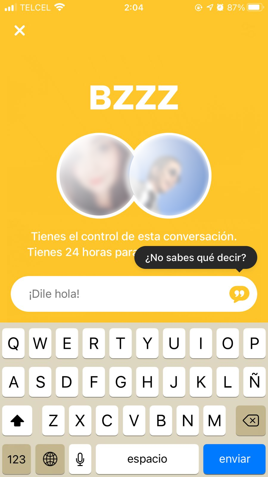 task 1: person matching with other person on the app